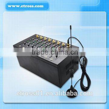 GSM 32 sims 8 Ports Etross-8132 GSM Modem with auto IMEI Changeable