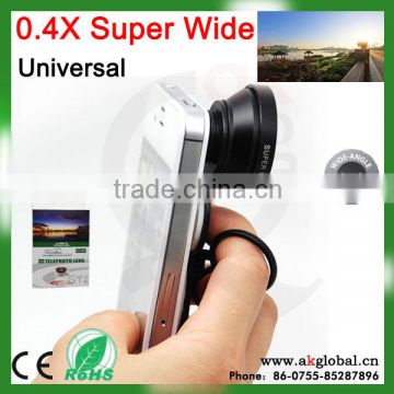 High quality 0.4X Super Wide Angle universal hook mini door peephole camera lens