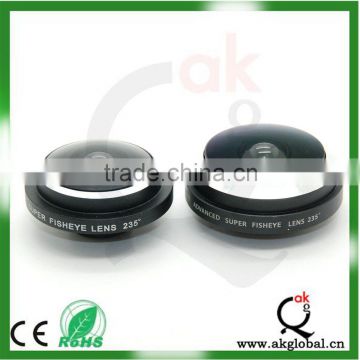 New Products 2015! Circle Clip 235 Degree Fisheye Lens for Samsung S6 S5 accessory