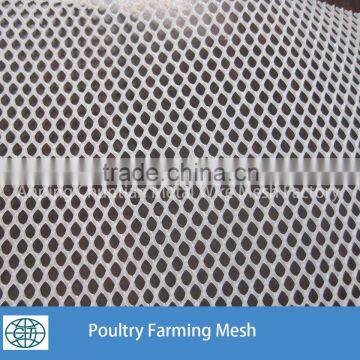 White Color Plastic Plate Mesh For Poultry Farming