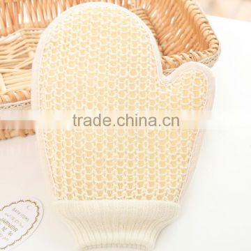 Hot Selling Sisal Bath Glove Exfoliating massage glove