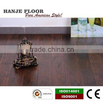 Finised hand scraped acacia hardwood flooring