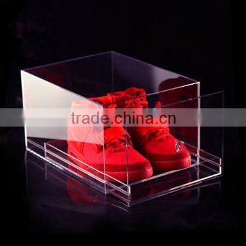 Factory custom made acrylic shoe box