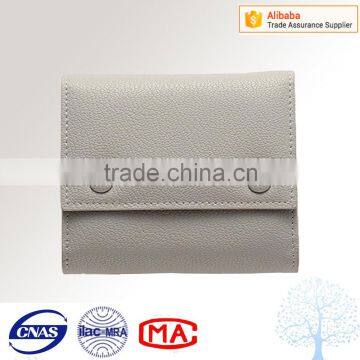 2016 popular lady bifold short wallet with coin pocket from china factory