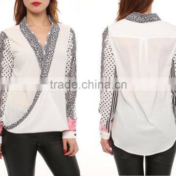 spring summer 2016 long sleeve blouses, shirts and tops made in Turkey