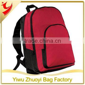 600 Denier Polyester Standard School Backpack with Front Zippered Pocket