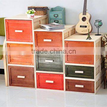 wholesale unfinished slid lid cheap solid wood box