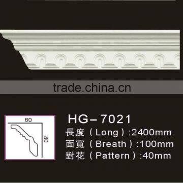 Manufacturer New Design Ceiling Decorative Materials Polyurethane Foam pu Cornice/ Ceiling Mouldings for Interior Decoration