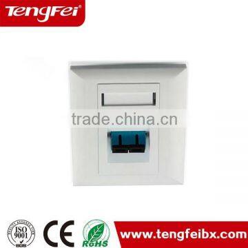 Fiber SC face plate network cable wall plate