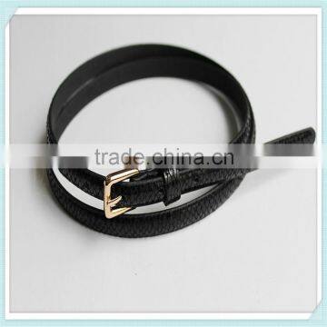 New Style Lady Leather Belts Leather Belts With Alloy Buckle PU Skinny Belts photo-3