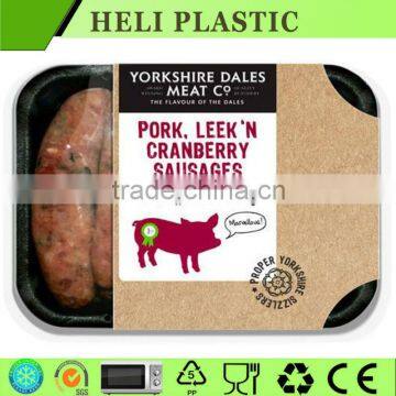 Disposable Black PP Meat/beef Tray photo-3