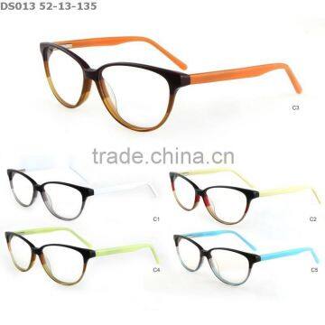 2015 Latest Model Spectacle Frame,Eyewear Frame With wooden effect in temples