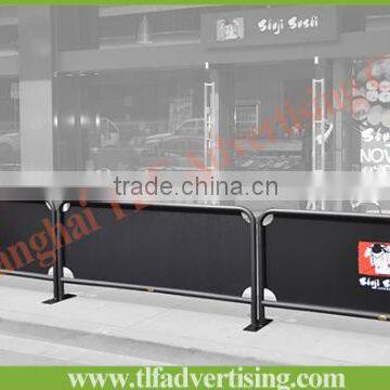 Advertising banner cafe barrier with customized printing