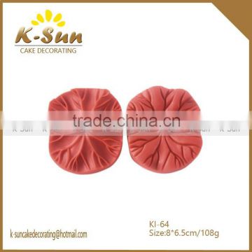 Classic medium size Lotus leaf silicone mold sugar art veiner mold fondant cake decorating tools