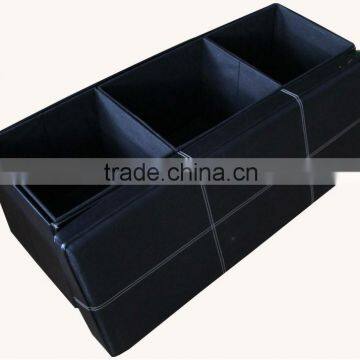 Luxury!Black PVC Leather foldable storage bench