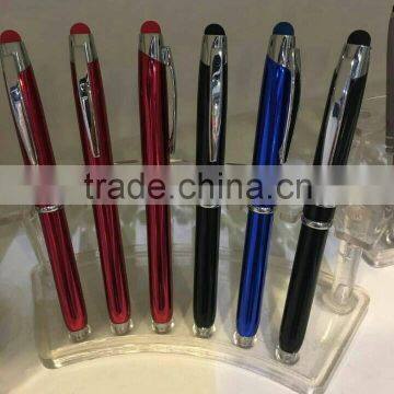 aluminium brand led light stylus pen