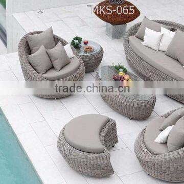 Modern Style Design Garden Sofa Set- PVC Rattan Garden Sofa - Rattan Outdoor Furniture - Patio Furniture photo-3