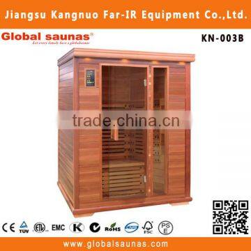 Far infrared health care fir hidro sauna cabin with safe carbon heater