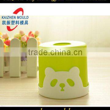 Plastic panda napkin box mold