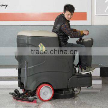 Rechargeable ride on sweeper road sweeping vehicle