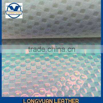 Color Change Leather Embossed Vinyl Fabric PU Leather Factory photo-2