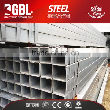 best price galvanized 80x80 steel square tube