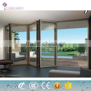 2016 used exterior commercial frameless folding glass doors for sale
