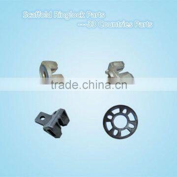 Ringlock scaffold parts ledger head /rosette /brace head