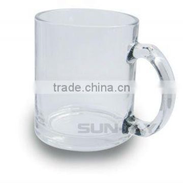 Glass 11oz mug for sublimation printing