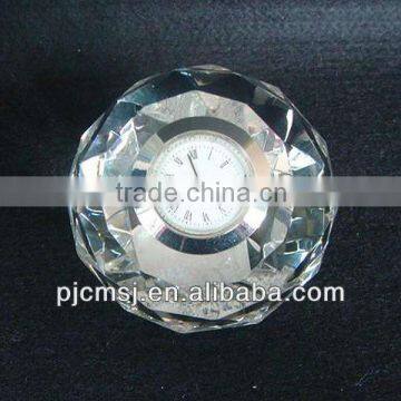 Crystal Table Clock, Crystal Desk Clock for Home Decoration