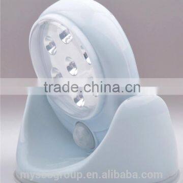 MOTION ACTIVATED CORDLESS LIGHT Wireless 7 LED Safety 360 Degree Rotation Indoor sensor light