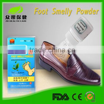 OEM foot odor powder, strongly remove bad sell in shoes deodorant powder