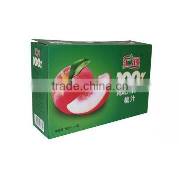 Green Packing Box for Fruit Juice