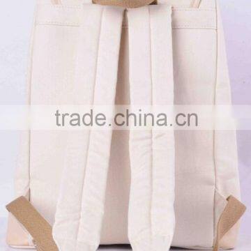 2016 Best Selling Factory Design 2016 Blank Canvas Backpack Brand New Design Daily Use Canvas Backpacks Laptop Day Backpack photo-5