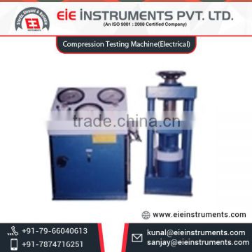 Affordable Electrical Compression Testing Machine for Laboratory Applications