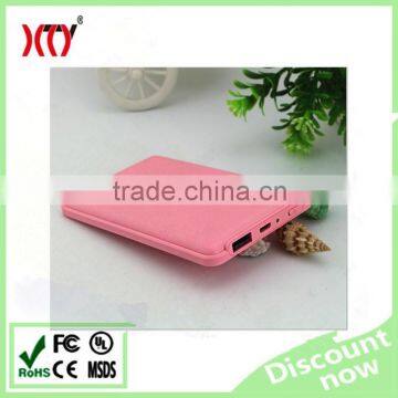 Promotional gift 4000mAh ultra slim credit card power bank with li-polymer battery