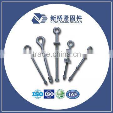 Forged Carbon Steel Thimble Eye Bolt Galvanized photo-3