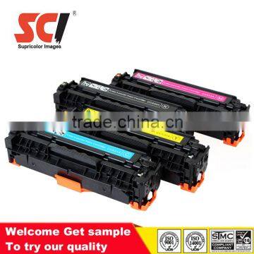 CC530A-533A compatible color toner cartridge for HP CP2025 2020 series toner cartridge CC530