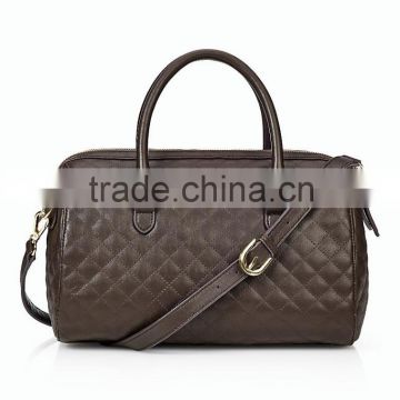 Designer quilted faux Leather Doctor Bag