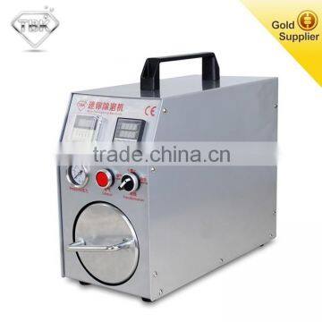 New design Mini automatic bubble film machine Bubble removing Machine for broken iphone samsung repair