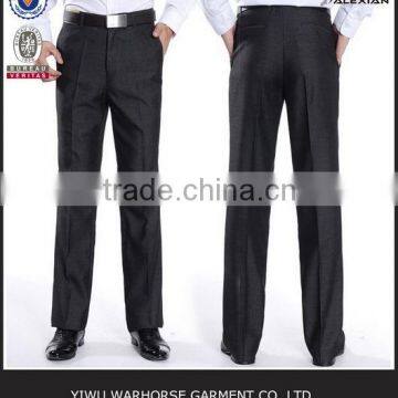 black solid color man pants