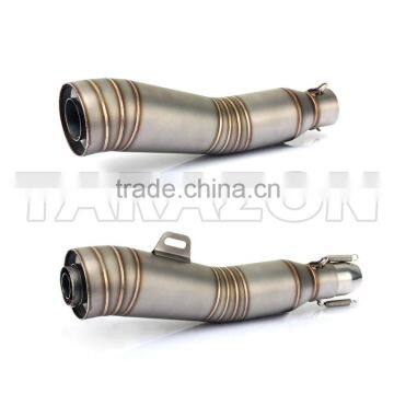 Hand Welding Stainless Steel Universal Flexible Motorcycle Exhaust Mufflers Pipe photo-3