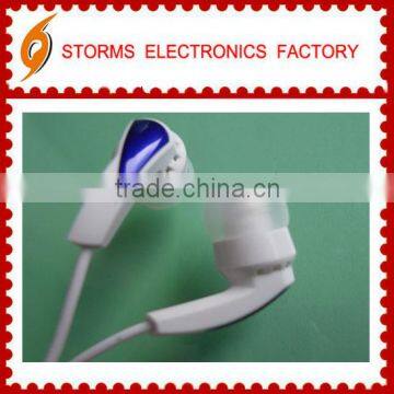 Newest Fashion Funky Colorful 3.5mm plug in ear oem wholesale security earphone