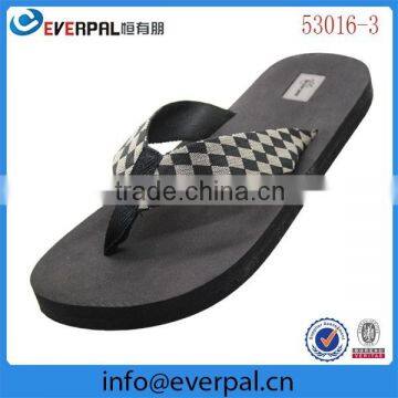 fabric covered flip flops