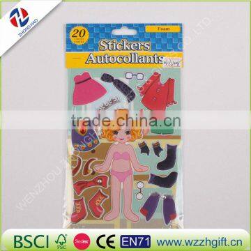 Bubble Stickers Foam Digital Sticker Kids Puffy Stickers Children DIY Toys Pegatinas Birthday Gift photo-6