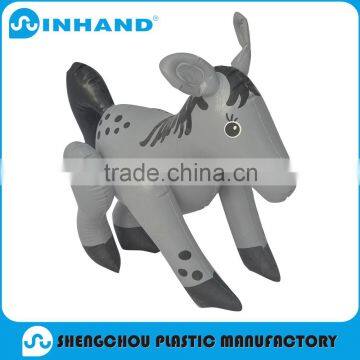 2016 hot sale fashion and simplicitary grey inflatable horse toy