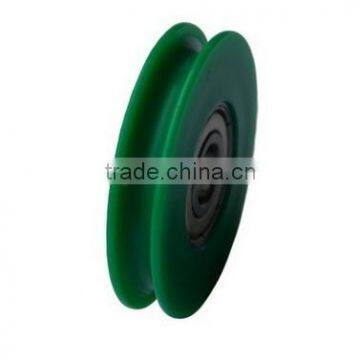 Plastic POM Sliding Door Roller, 608 2RS Pulley Bearing