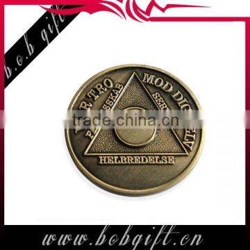 Customized souvenir military metal medal with ribbon