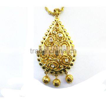 gold zircon necklace new model 2013