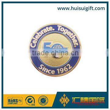 high quality wholesale custom factory produce gold challenge metal coin